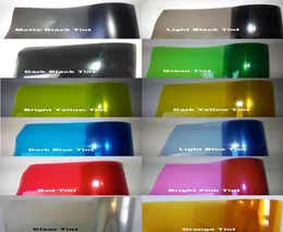 Fartilho do farol de névoa de neblina de nevoeiro Vinil Wrap Heardlamp Tining Sticker Várias cores 03m x 10mroll por expresso4602373