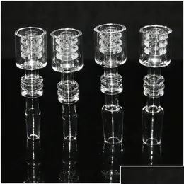 Tubos de fumantes Hookahs 10mm 14mm Male Diamond Knot Quartz Unhe