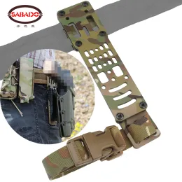 Holsters 모듈 식 홀스터 어댑터 MHA 레그 스트랩 키트 LSK 3hole Holsters Airsoft 어댑터 조절 가능한 QLS 전투 벨트의 빠른 분리판