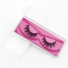 1 pares de algodão Banda Privat Rótulo Pure Mlink Mlink Multilayer Eyelashes Extensões