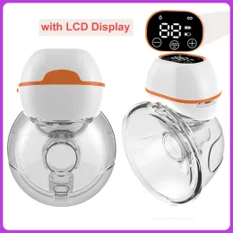 Enhancer LCD LCD Automático Bomba elétrica de mama elétrica sem -sea -freeu silencioso extrator de leite USB silencioso acessórios para bebês recém -nascidos