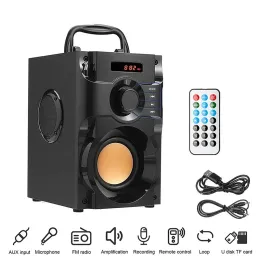 Subwoofer Outdoor Stereo Subwoofer Powerful Tweeter Wireless Bluetooth Speaker Portable Multimedia Travel Party Soundbox High Power Card