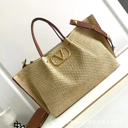 Top Europe and the United States State Vintage Shopping Borse Woven Tote Pull spalla Atmosfera di fascia alta Atmosfera SEPECISIONE DETTAGLIE DI FABBRICA VENDITA DELL'ABITY