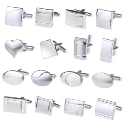 Linki wysokiej jakości spinki do mankiety koszuli do męskich metalowych mankietów mankietowych hurtowa biżuteria biznesowa Prezent Wedding Groom Favors