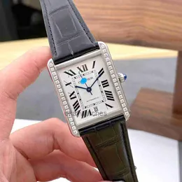 Wählscheiben arbeiten automatische Uhren Carter Low -Price -Leck -Erkennung - Watch Mens Tank -Serie mit Diamond Inlay Automatischer mechanischer Kalender W5200027