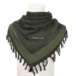 Lenços do deserto tático Shemagh keffiyeh arab lenço de tessel embrulhado ao ar livre à prova de poeira à prova de vento lenço protetor para MEN110x110cm