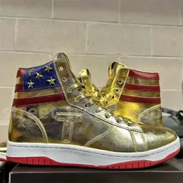 T Trump Basketball Casual Shoes The Never Render Designer High Tops 1 TS Gold Custom Men Men Outdoor Sneakers Commest Sport