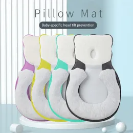 Pillow Baby Shaping Pillow Newborns Antibiased Head Sleep Positioning Pad Anti Roll Anti Flat Travel Pillows Infant Breathable Mattres