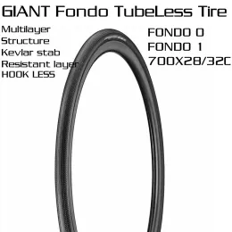 Delar Giant Gavia Fondo 0 1 Tubeless Tire Tire Gravel Compatible Hookless Rims Road Bike Bicycle 700x28C 32C