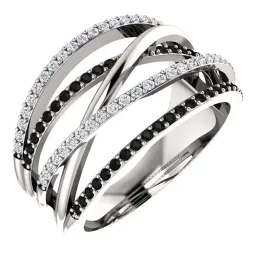 Группы Huitan New Twist Ethnic Style Women Finger Ring