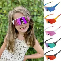 Okulary przeciwsłoneczne Kapvoe Kids Cycling Okulary przeciwsłoneczne w wieku 815 baseballowych Dzieci Szklanki Uv400 Sport do jazdy rowerowej