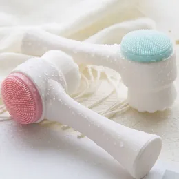 Scrubbers Ultimate DoubleSided Silicone Face Brush for Deep Cleansing and Pore Minimizing