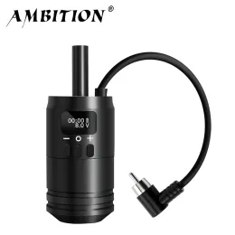 Supplies Ambition Wireless Tattoo Battery Grip Power 1600mAh RCA Interface Portable 34mm Size For Rotary Cartridge Tattoo Machines