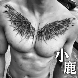 Tattoos sexy Engel Temporär Tattoo Kunst Dämon Flügel gefälschte Tattoo dauerhafte Tatoo Aufkleber Brust wasserdichte Aufkleber Tatuajes temporales