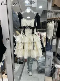 Casual Dresses High-End Birthday Dress For Women 2024 Summer French Style Fashion Strap Elegant Slim-fit Sexy Sweet Y2k Mini