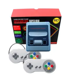 لوحات المفاتيح Retro Classic Family TV Video Game Console HD Buildin 621 Classic Games Video Game Supports Extensions TF Card Extensions