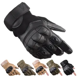 Face Mege Tactical Military Gloves Paintball Army Airsoft 사냥 사냥 사격 야외 승마 Fiess Fingerless/Full Finger Gloves