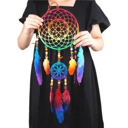 Ausrüstungen DIY Epoxy Resin Crystal Dream Catcher Wanddekoration Spiegel Silikonform