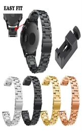 Garmin 5 Forerunner 935 Wristband3372062665를위한 Jansin Classic Stainless Steel Watch Strap Metal 교체 밴드