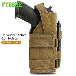 Holsters Universal Tactical Gun Holster Modular Belt Pistol Pouch for Right Hand G17 18 19 26 34 Military Rifle Holster for 1911 Glock