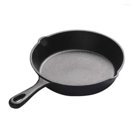 Pans Frying Pan Dining Tool Cookware Restaurant Kitchen Home Eggs Pancake Mini Smooth Surface No Coating Non Stick Skillet Cast Iron