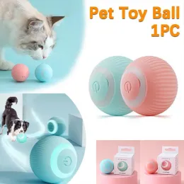 コントロールスマートエレクトリックキャットボールおもちゃ猫のための自動ローリングキャットおもちゃを訓練する屋内インタラクティブ演奏のためのセルフモービング子猫のおもちゃ