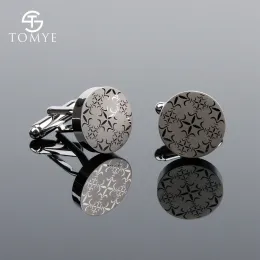 Links Men Cufflinks tomye xk18s364 clássico de manga redonda clássica smoking francês smok