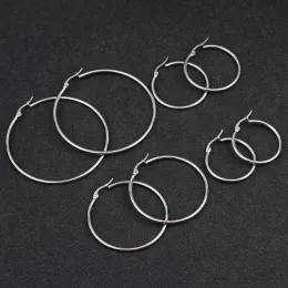 ORECCHI RINHOO Grande orecchini a cerchio enorme per donne da 10 mm a 70 mm Iperbole in acciaio inossidabile Iperbole grandi orecchini a cerchio di grandi dimensioni