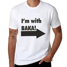 Tanne da uomo sono con Baka!T-shirt magliette oversize abiti vintage asciugatura rapida camicie personalizzate per gli uomini