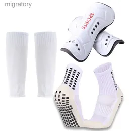 Men's Socks Coordinate sock sets shin and sleeve protectors leg protection equipment football basketball 3-piece set yq240423