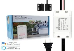 EPACKET Smart Home Control WiFi Garage Door Controller App Remote Open Close Monitor kompatibel mit Alexa Echo Google Home No Hub7705641