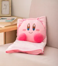 ULAR Game Kirby Soft poduszka z kocem kreskówką lalka anime poduszka miękka poduszka dekoracje łóżka dla dzieci ulubiony prezent MX2007164321588