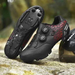 Skodoncykling cykelskor mtb skor mäns och kvinnors mountainbike skor självlåsande spår sneakers ridstövlar spd pedaler berg
