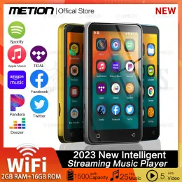 플레이어 2023 New Wi -Fi MP4 플레이어 Bluetooth MP3 플레이어 Hifi 사운드 음악 Walkman Spotify 플레이어/Pandora/Tidal/Deezer/Support Max 1TB MP5