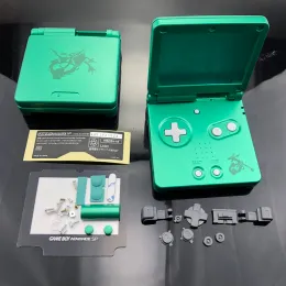 Kılıflar Sınırlı Üreme Rayquaza Tam Konut Kabuğu Nintendo Gameboy için GBA SP Oyun Konsolu Kapak Kılıfı için Advance SP