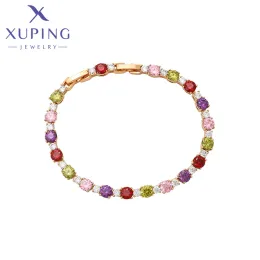 Strands Xuping Biżuteria moda urok Multicolor Bransoletka dla złota kolor urodzinowy x000645879