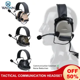 Accessori WADSN Cuffia da tiro esterno tattico COMTAC II Nessun cuffia di riduzione del rumore C2 CS Wargame Earphone U94 Kenwood PTT