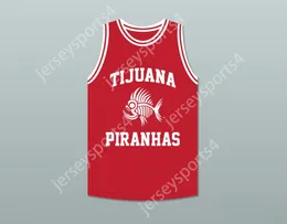 Custom alle Namensnummer Herren Jugend/Kinder Salma Hayek 10 Tijuana Piranhas Red Basketball Trikot mexikanisches Expansionsteam Top S-6xl