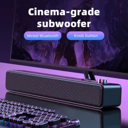 Hoparlörler Bluetooth Hoparlör 4D Surround Soundbar Bilgisayar Hoparlörü Ev Sineması Ses Sistemi TV Kutusu Subwoofer Kablosuz Stereo Müzik Kutusu