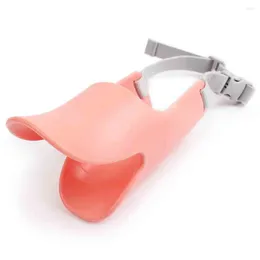 Köpek Giyim Ağız Kapağı 1 PCS Muzzles Anti Isırık Silikon Ördek Bill Ördek Şekli Küçük Orta Köpekler için Ayarlanabilir Kayışlar