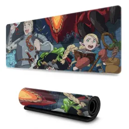 Pads Delicious in Dungeon Dungeon Meal Danjon Meshi xxl Large Mouse Pad Computer Laptop non slip Office da tastiera tastiera tappetino mousepad