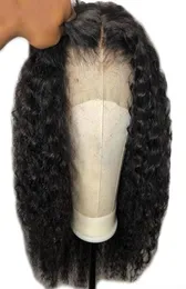 Cabelo de cabelo preto onda de água preta Virgem brasileira 134 renda frontal pré -pull natural hambúrguer nó HD costuras transparentes4122256