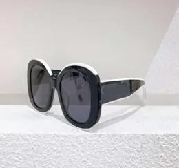 검은 흰색 오리 레스 선글라스 회색 렌즈 54mm 여성 패션 태양 안경 음영 UV400 Box8154026으로 보호