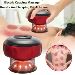Recharge Electric Vacuum Therapy Set Skin Scraping Massage Guasha Wireless Slimming Body Fat Burner 6/12 Level Cupping