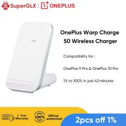شواحن OnePlus Warp Charge 50 الشاحن اللاسلكي الولايات المتحدة اللاسلكية Qicharging EPP 15W/5W 50W MAX لـ OnePlus 9 Pro 10Pro 5G Smartphone
