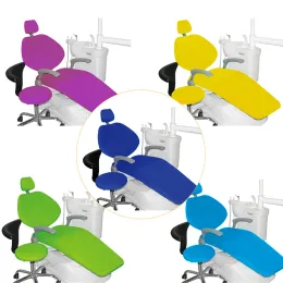 Pillow 1set Dental Chair Seat Cover Unit Elastic Washable Thicken Protective Dentist Stool Seat Backrest Pillow Cover Case Set