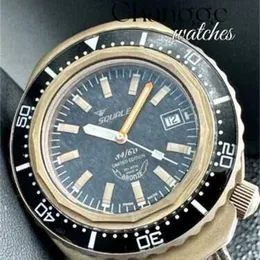 Herrenquarz Uhr Waterfeste Designer -Tags SKALE 101 ATMOS Bronze Limited Edition