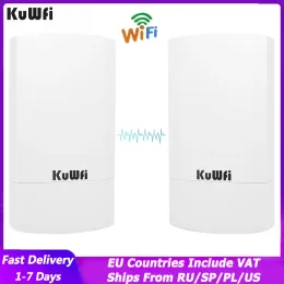 Routerów Kuwfi 5.8G Router 900 Mbps WiFi Router Hotspot Repeater Outdoor WiFi Extender Wireless Brigde Reach 13 km dla ipcamera