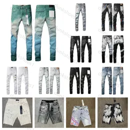 Designer jeans herr mager jeans svarta mager klistermärken lätt tvätt rippade motorcykel rock väckelse joggar sanna religioner lila jeans 7 mwg8