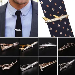 Clips Männer Legierung Metall Gold Goldkrawatte Clips Mode Dampfschiff Delphin Flugzeug Tie Bar Hochzeit Party Schmuck Pin Business Man Geschenke